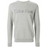 Ficha técnica e caractérísticas do produto Calvin Klein Jeans Suéter com Logo - Cinza