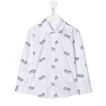 Ficha técnica e caractérísticas do produto Calvin Klein Kids Camisa com Estampa de Logo - BRANCO