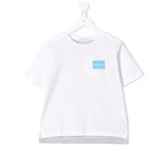 Ficha técnica e caractérísticas do produto Calvin Klein Kids Camiseta Bicolor - BRANCO