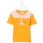 Ficha técnica e caractérísticas do produto Calvin Klein Kids Camiseta Color Block - Laranja