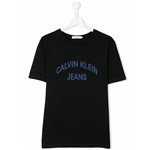Ficha técnica e caractérísticas do produto Calvin Klein Kids Camiseta Mangas Curtas - Preto