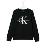 Ficha técnica e caractérísticas do produto Calvin Klein Kids Suéter com Logo - Preto
