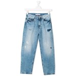 Ficha técnica e caractérísticas do produto Calvin Klein Kids TEEN Distressed Jeans - Azul