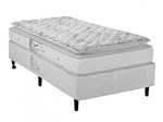 Cama Box (Box + Colchão) Solteiro Mola 88x188cm - Castor Sleep Basic Confort