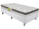 Cama Box (Box + Colchão) Solteiro Mola 88x188cm - Ortobom Physical Classic Spring