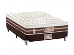 Cama Box Casal (Box + Colchão) Mola Pocket - 59cm de Altura Silver Star