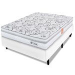 Ficha técnica e caractérísticas do produto Cama Box Casal Colchão Ortopédico Espuma D28 Certificada 138x188x58cm