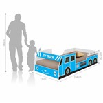 Ficha técnica e caractérísticas do produto Cama Caminhão Infantil Azul - Puga