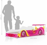 Ficha técnica e caractérísticas do produto Cama Carro Blink Infantil - Ja Móveis