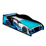 Ficha técnica e caractérísticas do produto Cama Carro Drift Solteiro Azul - J a