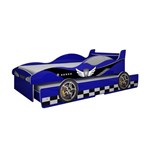 Ficha técnica e caractérísticas do produto Cama Carro Enzo C/ Auxiliar Azul - Gelius