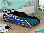 Ficha técnica e caractérísticas do produto Cama Carro Fórmula 1 Infantil JA Móveis Azul