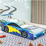 Ficha técnica e caractérísticas do produto Cama Carro Infantil Azul - Casah