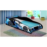 Ficha técnica e caractérísticas do produto Cama Carro Infantil Drift Azul - J&A Moveis
