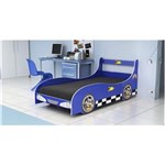 Ficha técnica e caractérísticas do produto Cama Carro Raly Azul - Gelius Móveis