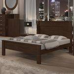 Cama Casal Lopas Athenas Imbuia Soft