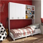 Ficha técnica e caractérísticas do produto Cama Conjunto Sun Multifuncional Articulável 3 Portas Cm2080 Br Branco - Art In Móveis