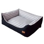 Ficha técnica e caractérísticas do produto Cama Cozy Preta Beds For Pets Tamanho P