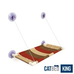 Ficha técnica e caractérísticas do produto Cama de Gato para Janela Gatton Catbed Listrada Vermelha