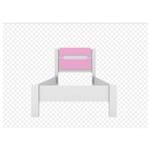 Ficha técnica e caractérísticas do produto Cama Demobile Riviera Solteiro Branco com Rosa