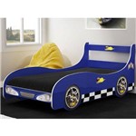 Cama Infantil Carro Rally - Azul - Gelius Móveis
