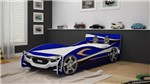 Ficha técnica e caractérísticas do produto Cama Infantil Carro Speed 090 Azul Gelius - Gelius Móveis