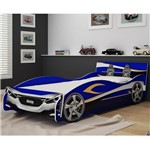 Ficha técnica e caractérísticas do produto Cama Infantil Carro Speed 90 Gelius Móveis Azul