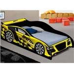 Ficha técnica e caractérísticas do produto Cama Infantil Carro Speed J&A Móveis Amarelo