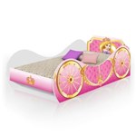 Ficha técnica e caractérísticas do produto Cama Infantil Carruagem Princesa Rosa