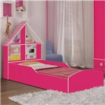 Cama Infantil Casinha Pink Ploc - Gelius