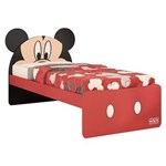 Ficha técnica e caractérísticas do produto Cama Infantil Mickey Disney Plus Vermelho/Preto - Pura Magia - Vermelho