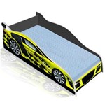 Ficha técnica e caractérísticas do produto Cama Carro Infantil Speedy 156x45cm para Criança - Varias Cores - Amarelo