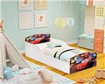 Ficha técnica e caractérísticas do produto Cama Infantil Montessoriana Sonho Carros C/ Colchão Rpm Móveis