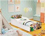 Ficha técnica e caractérísticas do produto Cama Infantil Montessoriana Sonho Heróis C/ Colchão Rpm Móveis