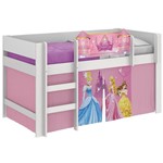 Ficha técnica e caractérísticas do produto Cama Infantil Princesas Disney Play Rosa/Branco - Pura Magia