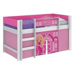 Ficha técnica e caractérísticas do produto Cama Infantil Pura Magia Barbie Play 10283 – Branco / Rosa - Branco / Rosa