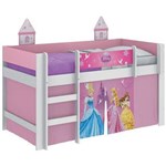 Ficha técnica e caractérísticas do produto Cama Infantil Pura Magia Princesas Disney Play 10284 – Branco / Rosa - Branco / Rosa
