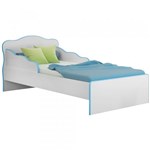 Ficha técnica e caractérísticas do produto Cama Infantil Qmovi Doce Sonho 113 Branco Azul