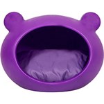 Ficha técnica e caractérísticas do produto Cama para Pet Dog Cave Lilás Fluo Pequeno com Almofada Lilás - Meemo