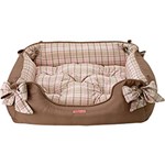 Ficha técnica e caractérísticas do produto Cama para Pets Millie Toscana Bronze e Rosa Tamanho G