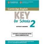 Ficha técnica e caractérísticas do produto Cambridge English Key 2 Sb