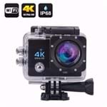 Ficha técnica e caractérísticas do produto Camera Action Go Cam Pro Sport Ultra 4k com Bastão de Selfie- Preto ou Prata