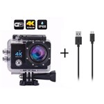 Ficha técnica e caractérísticas do produto Camera Action Go Cam Pro Sport Ultra 4k com Micro Cabo Usb Belkin