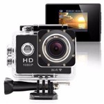 Ficha técnica e caractérísticas do produto Camera Aprova D''agua Action Cam Sport Cam Full HD 1080P Wi-Fi