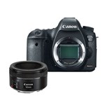 Ficha técnica e caractérísticas do produto Camera Canon 6D Mark II + Lente 50mm Canon