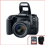 Ficha técnica e caractérísticas do produto Camera Canon 77d com 18-55mm F/4-5.6 Is Stm