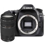 Ficha técnica e caractérísticas do produto Câmera Canon 80d com Lente Canon Ef 75-300mm