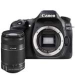 Ficha técnica e caractérísticas do produto Câmera Canon 80d com Lente Ef-s 55-250mm