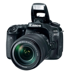Ficha técnica e caractérísticas do produto Câmera Canon 80D Kit 18-135mm f/3.5-5.6 IS USM