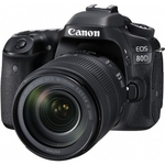 Ficha técnica e caractérísticas do produto Câmera Canon 80D – Kit 18-135mm STM